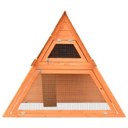 Clapier Bois de pin et de sapin massif 152x128x108 cm 