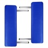Table pliable de massage Bleu 3 zones avec cadre en aluminium 