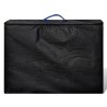 Table pliable de massage Bleu 3 zones avec cadre en aluminium 