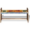 Banc Bois massif recyclé 100x30x50 cm 