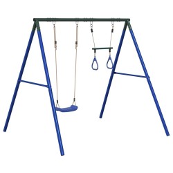 Ensemble de balançoire d'extérieur avec balançoire et trapèze 