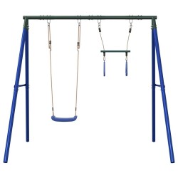 Ensemble de balançoire d'extérieur avec balançoire et trapèze 