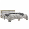 Cadre de lit sans matelas chêne sonoma 160x200 cm 