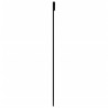 Porte coulissante Verre ESG et aluminium 90x205 cm Noir 