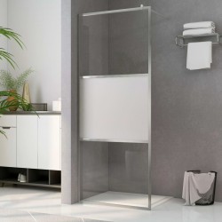 Paroi de douche à l'italienne à verre ESG demi-dépoli 90x195 cm 