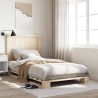 Cadre de lit sans matelas avec tête de lit 100x200 cm 