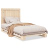 Cadre de lit sans matelas avec tête de lit 100x200 cm 