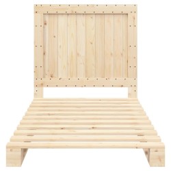 Cadre de lit sans matelas avec tête de lit 100x200 cm 