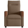 Fauteuil inclinable Marron Tissu 
