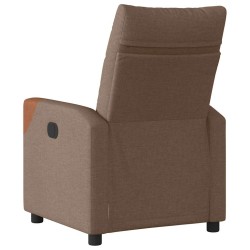 Fauteuil inclinable Marron Tissu 