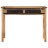 Bureau 100x50x75 cm bois de manguier brut massif 