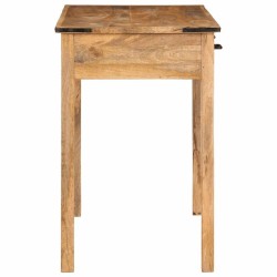 Bureau 100x50x75 cm bois de manguier brut massif 