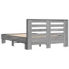 Cadre de lit sans matelas sonoma gris 135x190 cm 