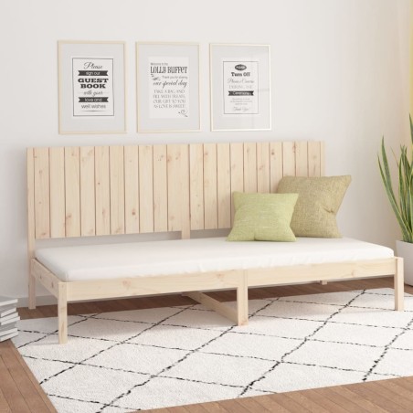 Lit de jour sans matelas 90x200 cm bois de pin massif 