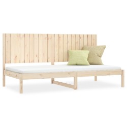 Lit de jour sans matelas 90x200 cm bois de pin massif 
