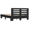 Cadre de lit sans matelas noir 120x190 cm 