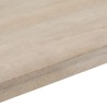 Table console marron 110x35x76cm bois massif de manguier et fer 