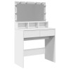 Coiffeuse avec LED blanc 80x41x134,5 cm 