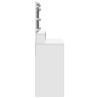 Coiffeuse avec LED blanc 80x41x134,5 cm 