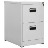 Classeur Gris clair 46x62x72,5 cm Acier 