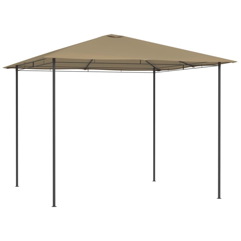 Belvédère 3x3x2,6 m Taupe 160 g/m² Belvédère 3x3x2,6 m Taupe 160 g/m²