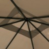 Belvédère 3x3x2,6 m Taupe 160 g/m² 