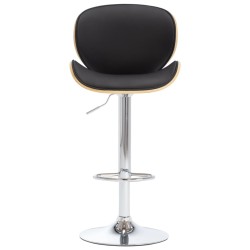 Tabouret de bar Noir Similicuir 