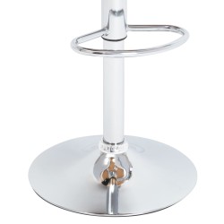 Tabouret de bar Noir Similicuir 