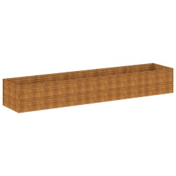 Lit surélevé de jardin 479x100x69 cm acier corten 