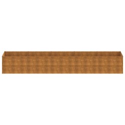 Lit surélevé de jardin 479x100x69 cm acier corten 