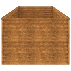 Lit surélevé de jardin 479x100x69 cm acier corten 