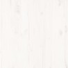 Cadre de lit sans matelas blanc 135x190 cm bois massif 