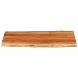 Dessus de table 110x60x3,8cm rectangulaire bois massif d'acacia 