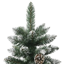 Sapin de Noël artificiel avec support Vert 240 cm PVC 