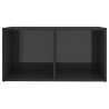 Meubles TV 4 pcs Gris brillant 72x35x36,5 cm Bois d'ingénierie 