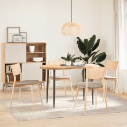 Dessus de table 120x60x4 cm bois de chêne massif ovale 