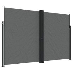Auvent latéral rétractable anthracite 220x600 cm 