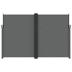 Auvent latéral rétractable anthracite 220x600 cm 
