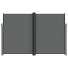 Auvent latéral rétractable anthracite 220x600 cm 