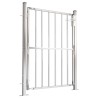 Portail de jardin 100x125 cm Acier inoxydable 