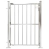 Portail de jardin 100x125 cm Acier inoxydable 