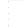 Paroi de douche Argenté 100x195 cm Verre ESG transparent 