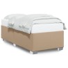 Cadre de lit sans matelas cappuccino 100x200 cm similicuir 