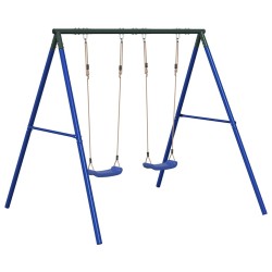 Ensemble de balançoire d'extérieur avec 2 balançoires 