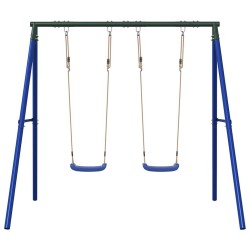 Ensemble de balançoire d'extérieur avec 2 balançoires 