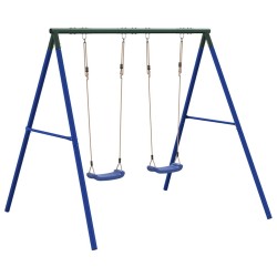 Ensemble de balançoire d'extérieur avec 2 balançoires 