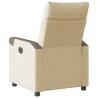 Fauteuil inclinable Crème Tissu 