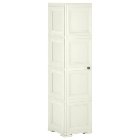 Armoire plastique 40x43x164 cm design bois glace à la vanille 