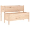 Jardinière 110x84x75 cm Bois massif de pin 