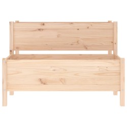 Jardinière 110x84x75 cm Bois massif de pin 